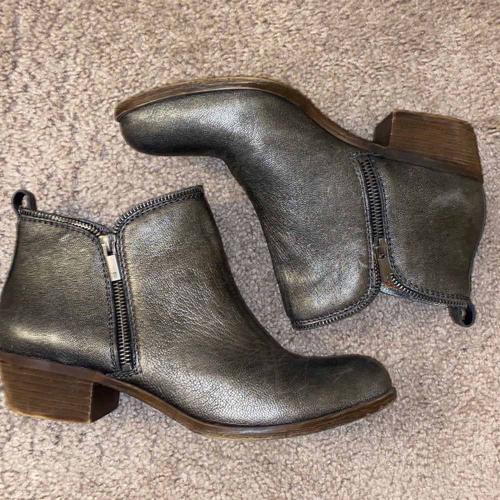 Lucky Brand Silvery Booties